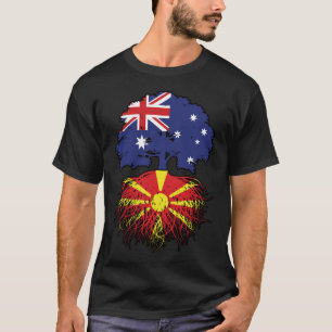 Macedonia Macedonian Australian Australia Tree T-Shirt