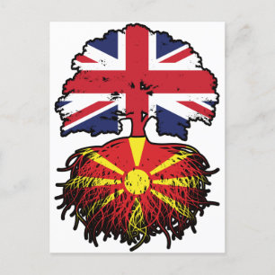 Macedonia Macedonian British UK United Kingdom Postcard