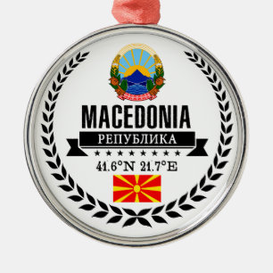 Macedonia Metal Tree Decoration