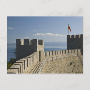 MACEDONIA, Ohrid. Car Samoil's Castle - Castle 2 Postcard