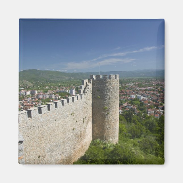 MACEDONIA, Ohrid. Car Samoil's Castle / Magnet (Front)