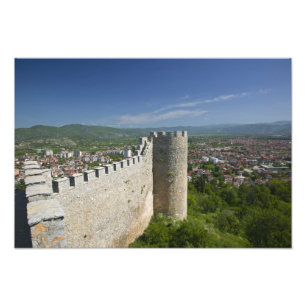 MACEDONIA, Ohrid. Car Samoil's Castle / Photo Print