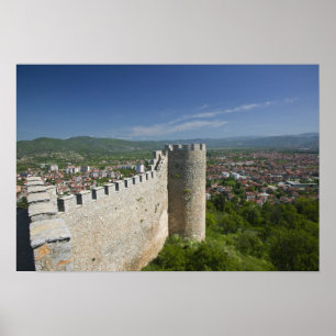 MACEDONIA, Ohrid. Car Samoil's Castle / Poster