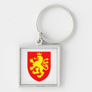 Macedonian lion key ring