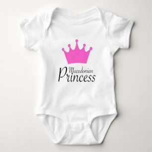 Macedonian Princess Baby Bodysuit