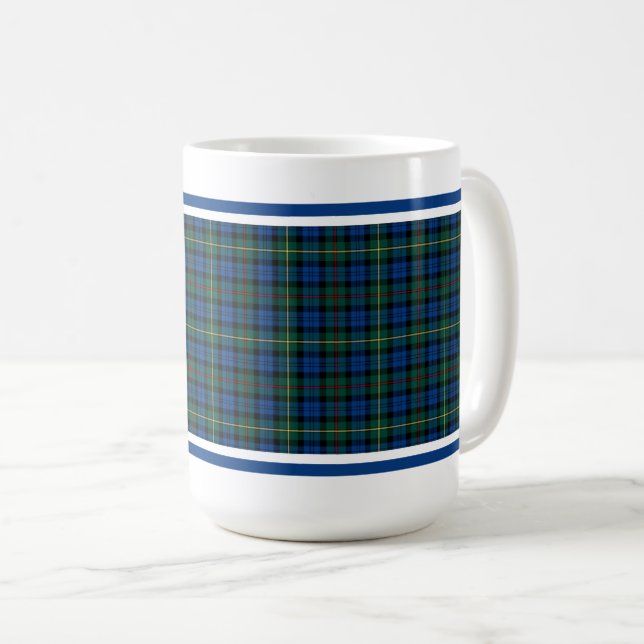 MacEwan Clan Tartan Coffee Mug (Front Right)
