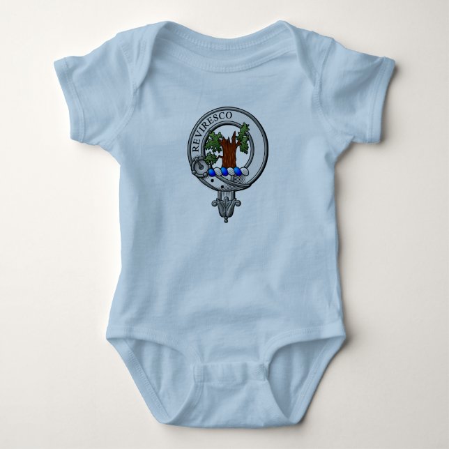 MacEwen Crest Badge Baby Bodysuit (Front)