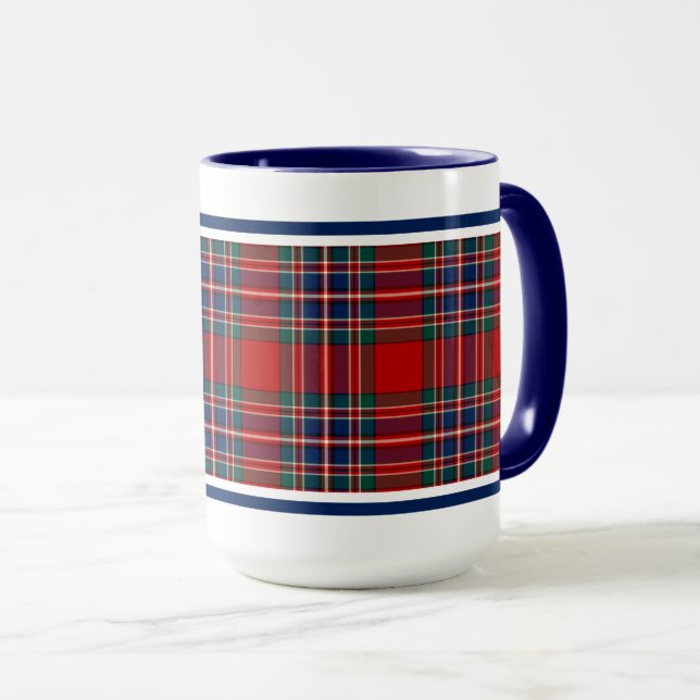 MacFarlane Clan Tartan Mug (Front Right)