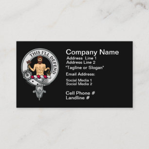 MacFarlane Crest Badge Business Card