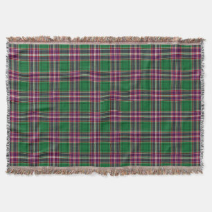 MacFarlane Hunting Tartan Print Throw Blanket