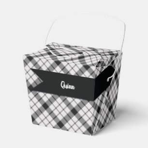 MacFarlane Scottish Tartan Plaid Pattern Favour Box