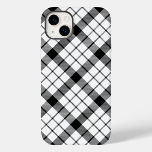 MacFarlane tartan black white plaid Case-Mate iPhone 14 Plus Case