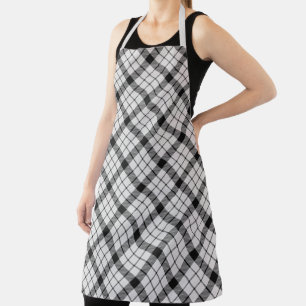 MacFarlane Tartan Plaid Pattern Red Apron