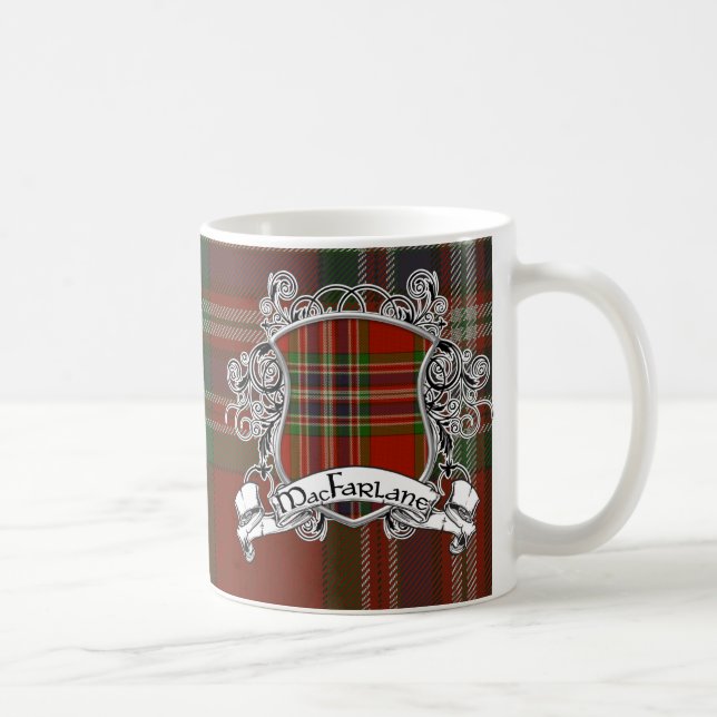 MacFarlane Tartan Shield Coffee Mug (Right)