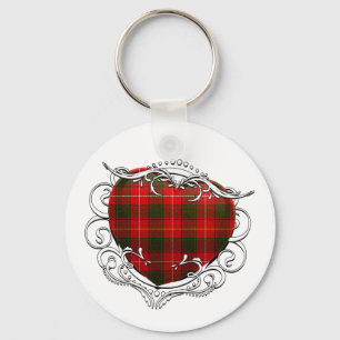 MacFie Tartan Heart Key Ring