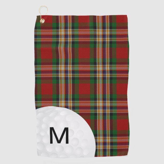 MacGill Tartan Plaid Golf Towel (Front)