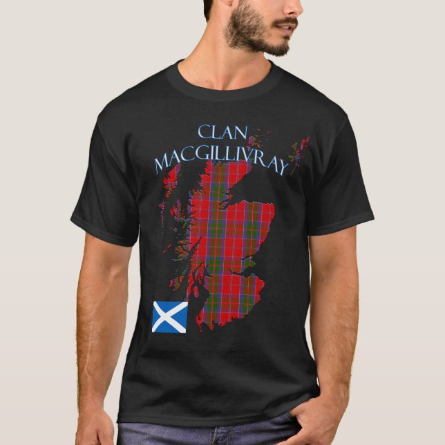 MacGillivray Scottish Clan Tartan Scotland T-Shirt (Front)