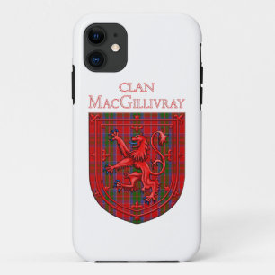 MacGillivray Tartan Scottish Plaid Lion Rampant iPhone 11 Case