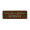 MacGregor Cardney Tartan Scottish Return Address