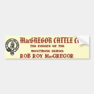 MacGREGOR CATTLE CO. Bumper Sticker