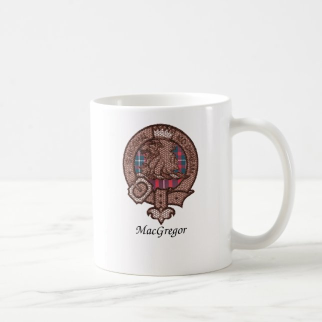 Macgregor Clan Crest Coffee Mug (Right)