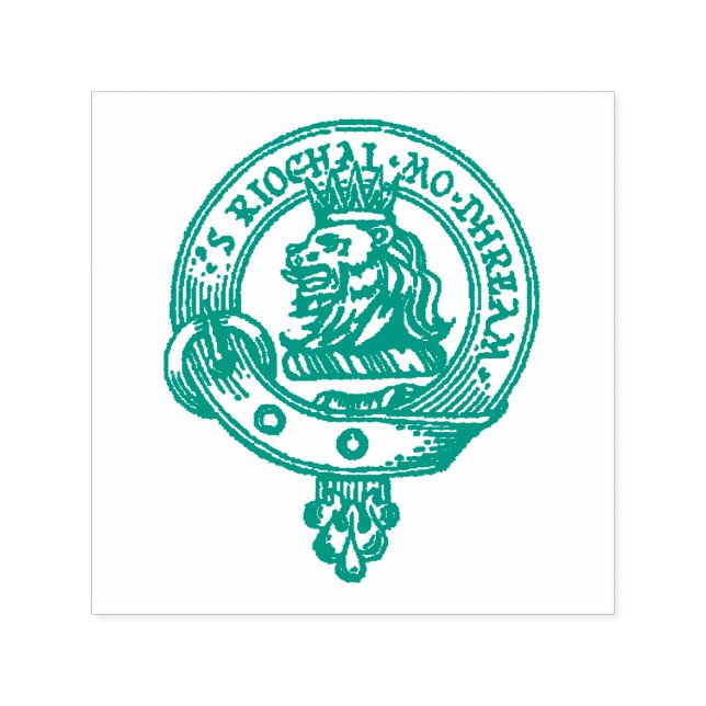 MacGregor Clan Crest Stamp (Choose Colour Ink) (Design)