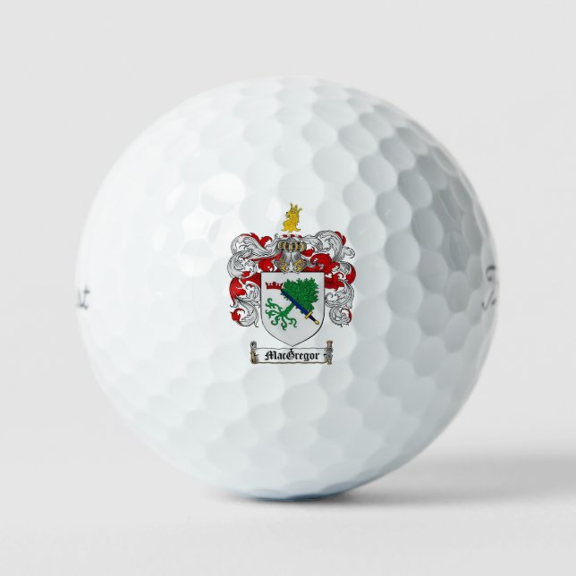 MacGregor Coat of Arms Golf Balls (Front)