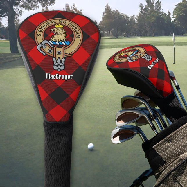 MacGregor Crest over Rob Roy Tartan Golf Head Cover (Creator Uploaded)
