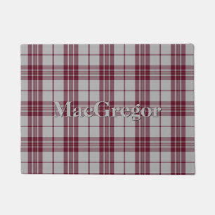 MacGregor Dress Tartan Plaid Welcome Door Mat