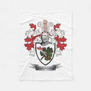 MacGregor Family Crest Coat of Arms Fleece Blanket
