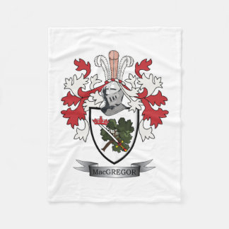 MacGregor Family Crest Coat of Arms Fleece Blanket