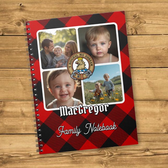 MacGregor Family Photo Collage Notebook (Creator Uploaded)
