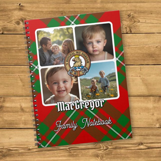 MacGregor Family Photo Collage Notebook (Creator Uploaded)