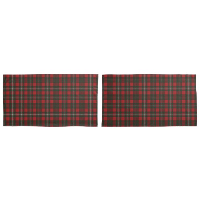 MacGregor Modern Original Scottish Tartan Pillowcase (Front-Set)