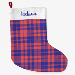 MacGregor of Glengyle Clan Scottish Tartan Plaid Large Christmas Stocking