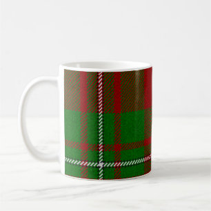 MacGregor Red and Green Tartan Mug