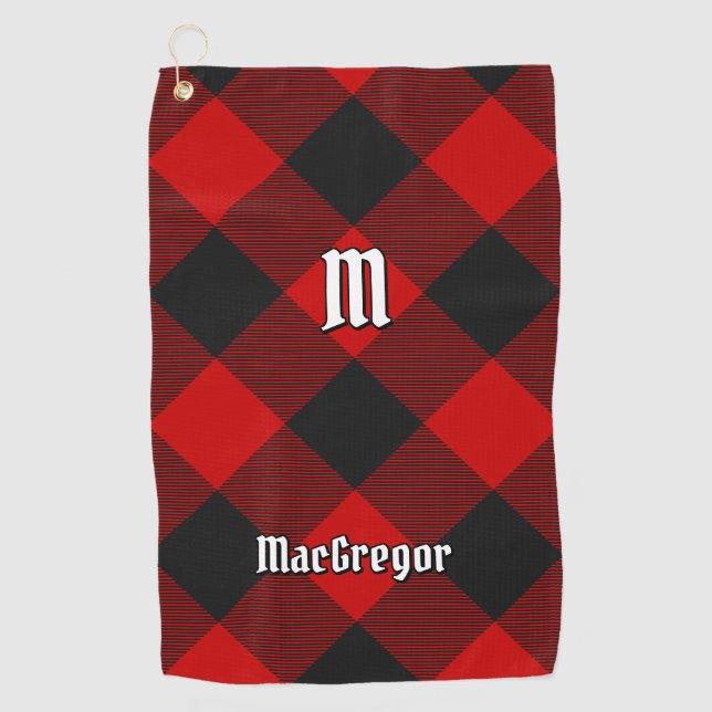 MacGregor Rob Roy Tartan Golf Towel (Front)