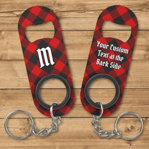 MacGregor Rob Roy Tartan Keychain Bottle Opener