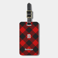 MacGregor Rob Roy Tartan Luggage Tag