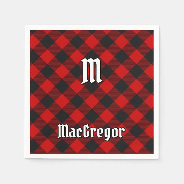 MacGregor Rob Roy Tartan Napkins (Front)