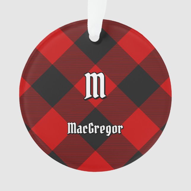 MacGregor Rob Roy Tartan Ornament (Front)