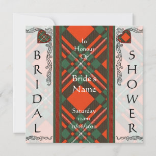 MacGregor Scottish Tartan Invitation