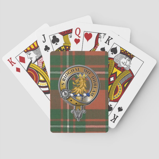 MacGregor Tartan & Badge Playing Cards (Back)