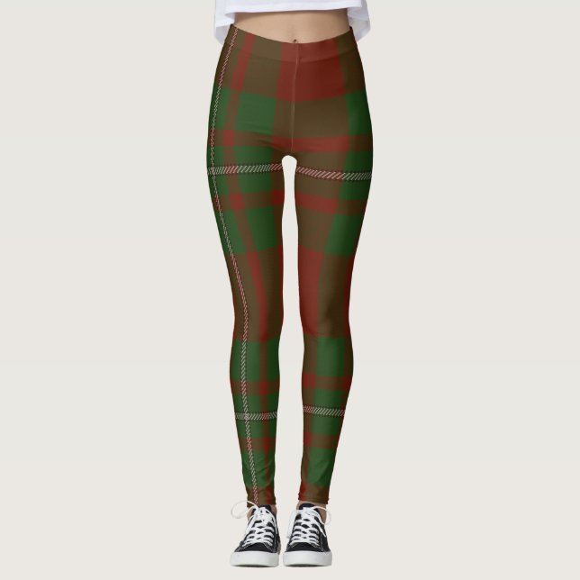MacGregor Tartan Clan Plaid Leggings (Front)
