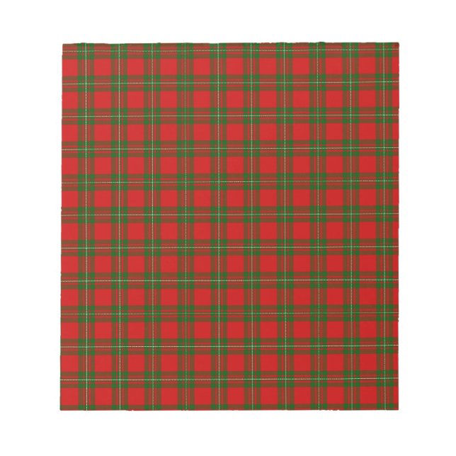 MacGregor Tartan Notepad (Front)