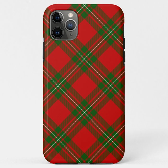 MacGregor tartan red green plaid Case-Mate iPhone Case (Back)