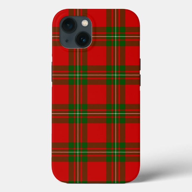 MacGregor tartan red green plaid Case-Mate iPhone Case (Back)