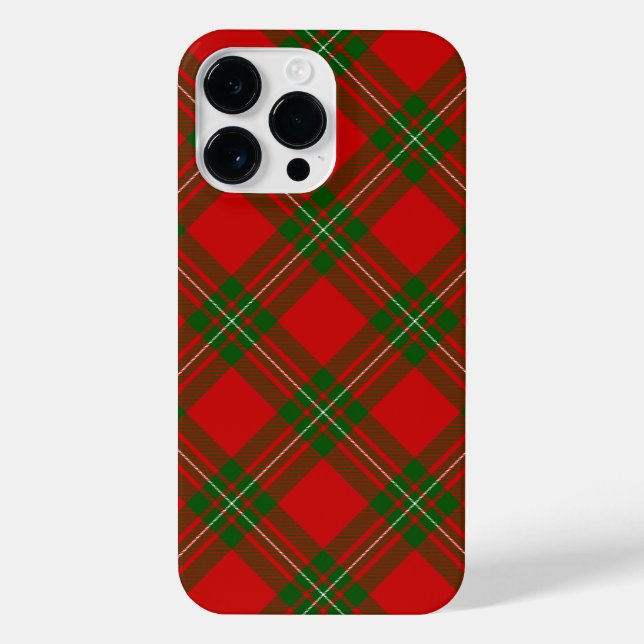 MacGregor tartan red green plaid iPhone Case (Back)