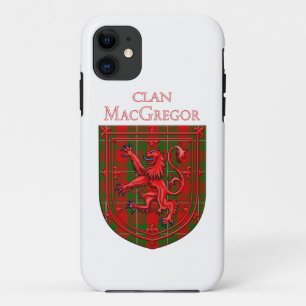 MacGregor Tartan Scottish Plaid Lion Rampant iPhone 11 Case