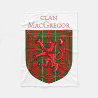 MacGregor Tartan Scottish Plaid Lion Rampant